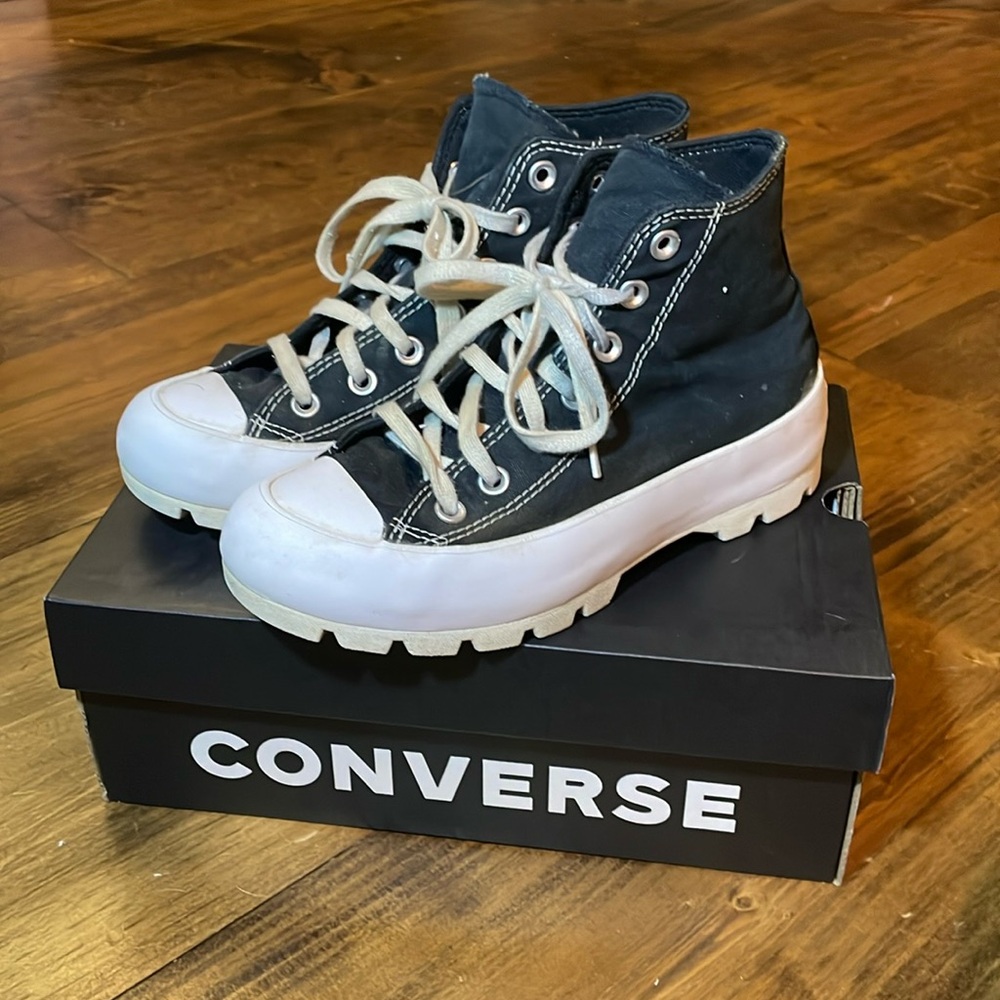 Converse Chuck Taylor All Star Lugged Platform High top Sneakers SIZE 7